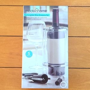 Modern home 5pc wine accessory set